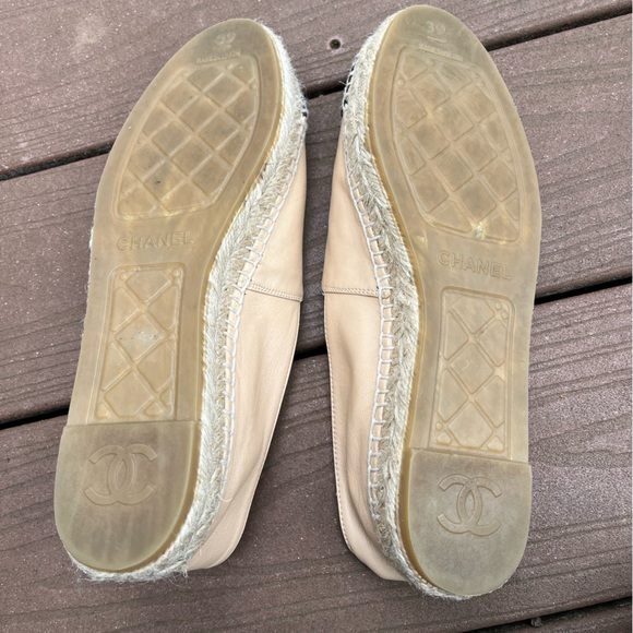 Chanel Espadrilles - Beige and Black , Women’s Size 39 - Picture 6 of 11